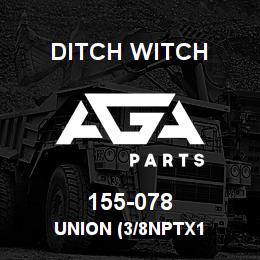 155-078 Ditch Witch UNION (3/8NPTX1 | AGA Parts