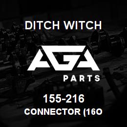 155-216 Ditch Witch CONNECTOR (16O | AGA Parts