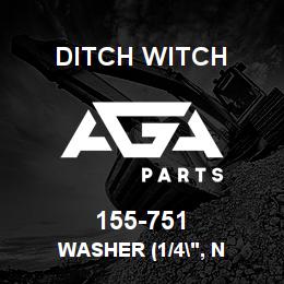 155-751 Ditch Witch WASHER (1/4", N | AGA Parts