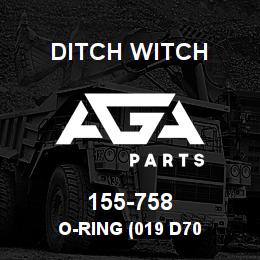 155-758 Ditch Witch O-RING (019 D70 | AGA Parts