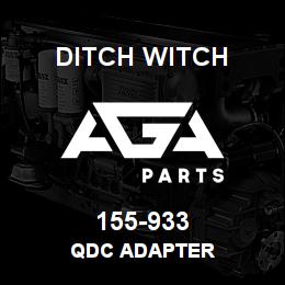 155-933 Ditch Witch QDC ADAPTER | AGA Parts
