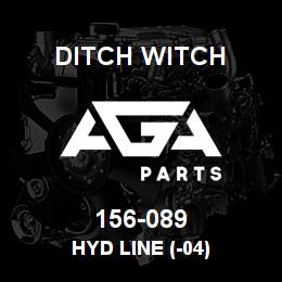 156-089 Ditch Witch HYD LINE (-04) | AGA Parts