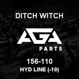 156-110 Ditch Witch HYD LINE (-10) | AGA Parts