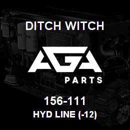 156-111 Ditch Witch HYD LINE (-12) | AGA Parts