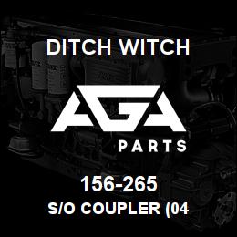 156-265 Ditch Witch S/O COUPLER (04 | AGA Parts