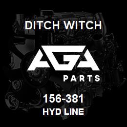 156-381 Ditch Witch HYD LINE | AGA Parts