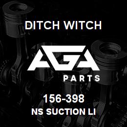 156-398 Ditch Witch NS SUCTION LI | AGA Parts