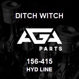 156-415 Ditch Witch HYD LINE | AGA Parts