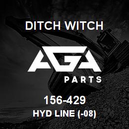 156-429 Ditch Witch HYD LINE (-08) | AGA Parts