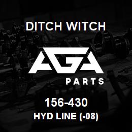 156-430 Ditch Witch HYD LINE (-08) | AGA Parts