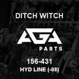 156-431 Ditch Witch HYD LINE (-08) | AGA Parts