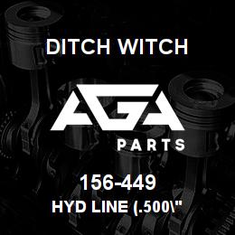 156-449 Ditch Witch HYD LINE (.500" | AGA Parts