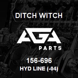 156-696 Ditch Witch HYD LINE (-04) | AGA Parts