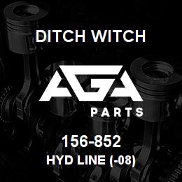 156-852 Ditch Witch HYD LINE (-08) | AGA Parts