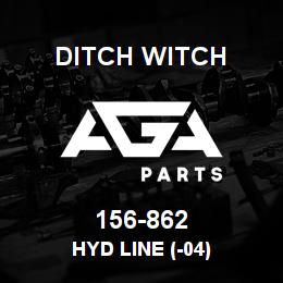 156-862 Ditch Witch HYD LINE (-04) | AGA Parts