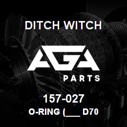 157-027 Ditch Witch O-RING (___ D70 | AGA Parts