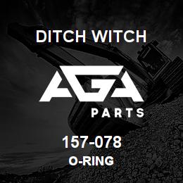 157-078 Ditch Witch O-RING | AGA Parts