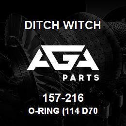 157-216 Ditch Witch O-RING (114 D70 | AGA Parts