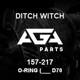 157-217 Ditch Witch O-RING (___ D70 | AGA Parts