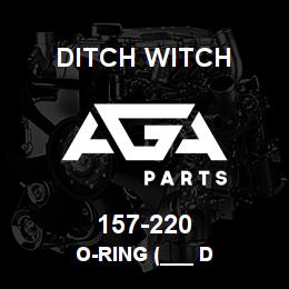 157-220 Ditch Witch O-RING (___ D | AGA Parts
