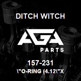 157-231 Ditch Witch "O-RING (4.12"X | AGA Parts