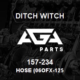 157-234 Ditch Witch HOSE (06OFX-125 | AGA Parts
