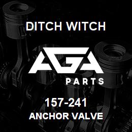 157-241 Ditch Witch ANCHOR VALVE | AGA Parts