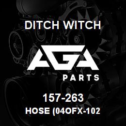 157-263 Ditch Witch HOSE (04OFX-102 | AGA Parts