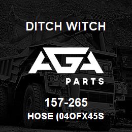 157-265 Ditch Witch HOSE (04OFX45S | AGA Parts
