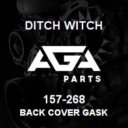 157-268 Ditch Witch BACK COVER GASK | AGA Parts