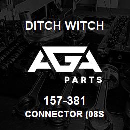 157-381 Ditch Witch CONNECTOR (08S | AGA Parts