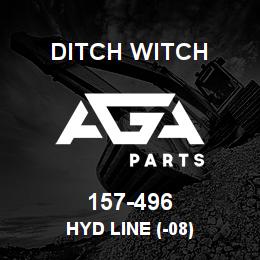 157-496 Ditch Witch HYD LINE (-08) | AGA Parts