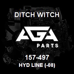 157-497 Ditch Witch HYD LINE (-08) | AGA Parts