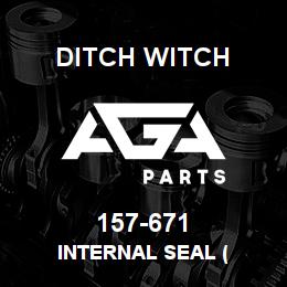 157-671 Ditch Witch INTERNAL SEAL ( | AGA Parts