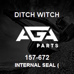 157-672 Ditch Witch INTERNAL SEAL ( | AGA Parts