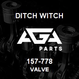 157-778 Ditch Witch VALVE | AGA Parts