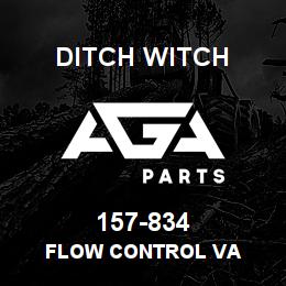 157-834 Ditch Witch FLOW CONTROL VA | AGA Parts
