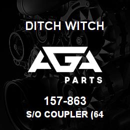157-863 Ditch Witch S/O COUPLER (64 | AGA Parts