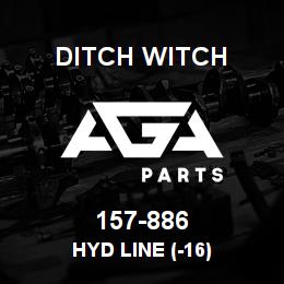 157-886 Ditch Witch HYD LINE (-16) | AGA Parts