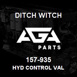 157-935 Ditch Witch HYD CONTROL VAL | AGA Parts