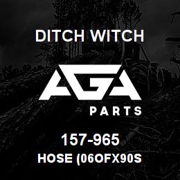 157-965 Ditch Witch HOSE (06OFX90S | AGA Parts