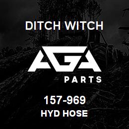 157-969 Ditch Witch HYD HOSE | AGA Parts