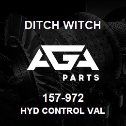 157-972 Ditch Witch HYD CONTROL VAL | AGA Parts