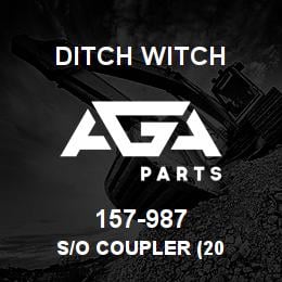 157-987 Ditch Witch S/O COUPLER (20 | AGA Parts