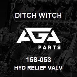 158-053 Ditch Witch HYD RELIEF VALV | AGA Parts