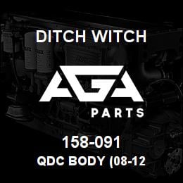 158-091 Ditch Witch QDC BODY (08-12 | AGA Parts