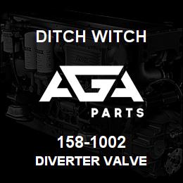 158-1002 Ditch Witch DIVERTER VALVE | AGA Parts