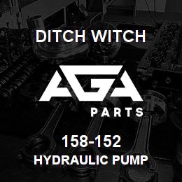 158-152 Ditch Witch HYDRAULIC PUMP | AGA Parts