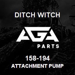 158-194 Ditch Witch ATTACHMENT PUMP | AGA Parts