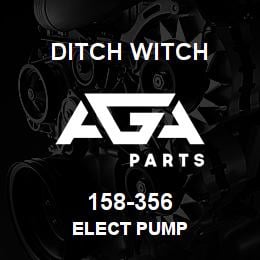 158-356 Ditch Witch ELECT PUMP | AGA Parts